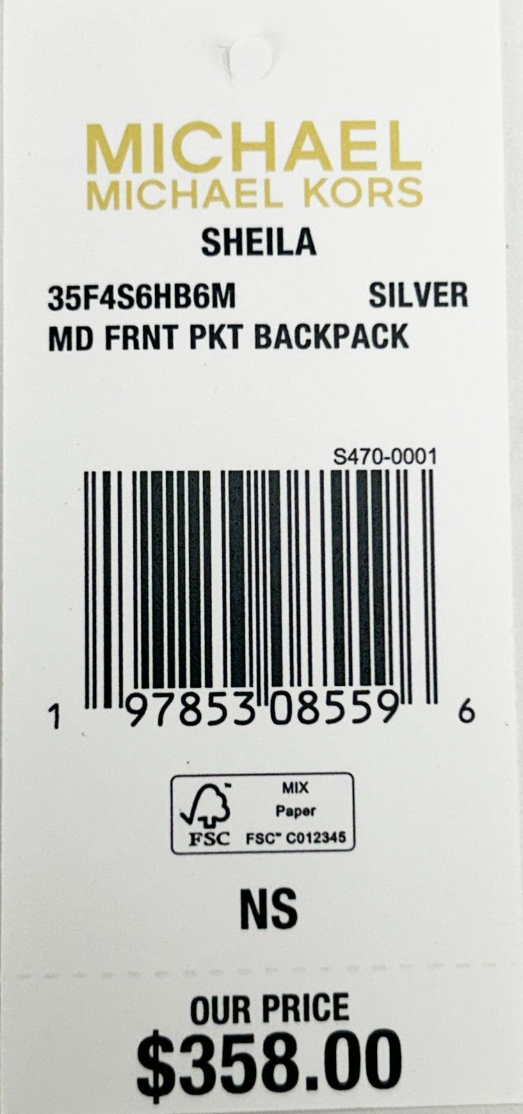 Sheila Medium PVC Backpack Women's Bookbag - Michael Kors - Modalova