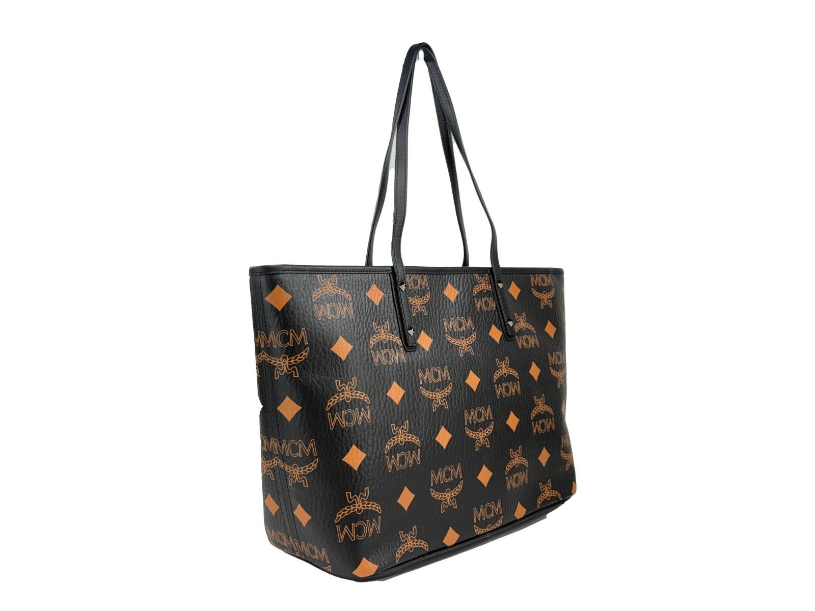 Aren Black Leather Shoulder Tote Women's Bag - MCM - Modalova