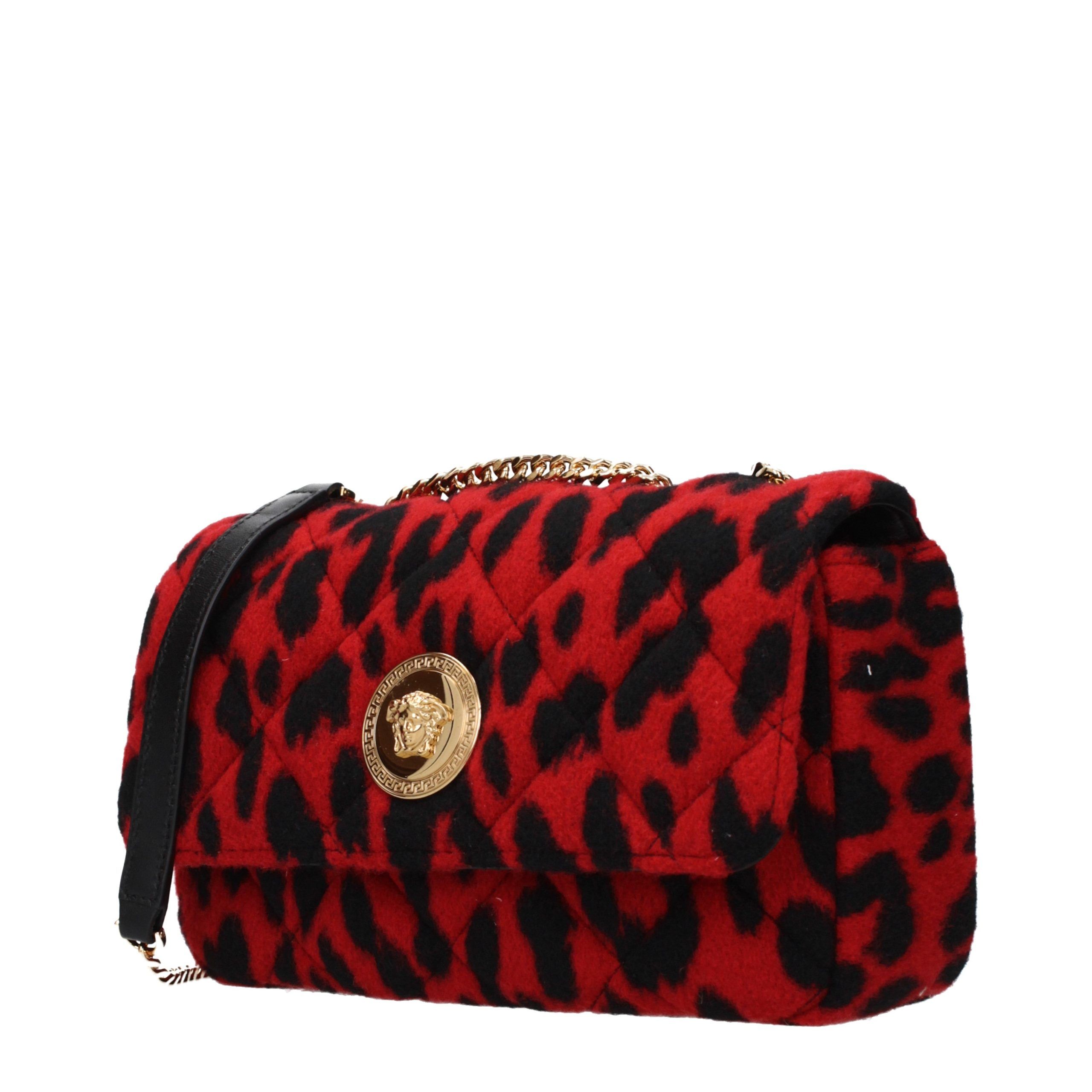 Wool Shoulder Women's Bag - Versace - Modalova