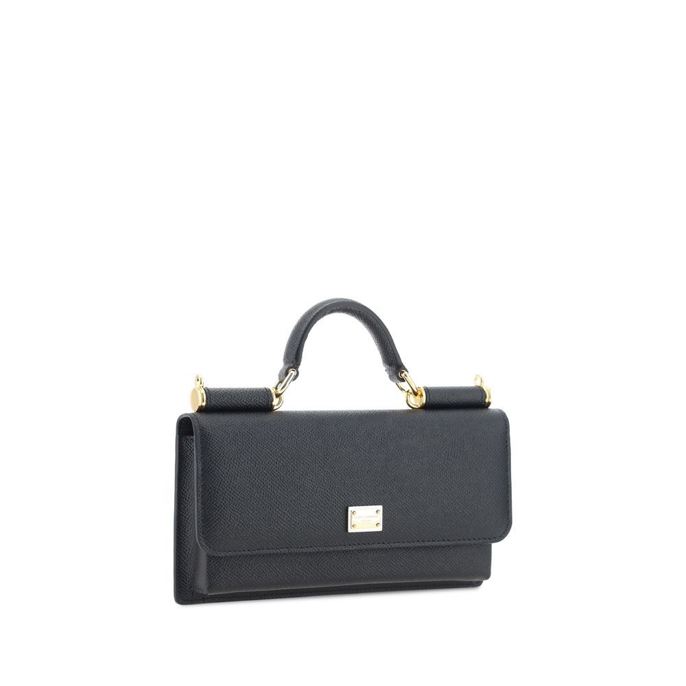Calf Leather Bos Taurus Shoulder Women's Bag - Dolce & Gabbana - Modalova