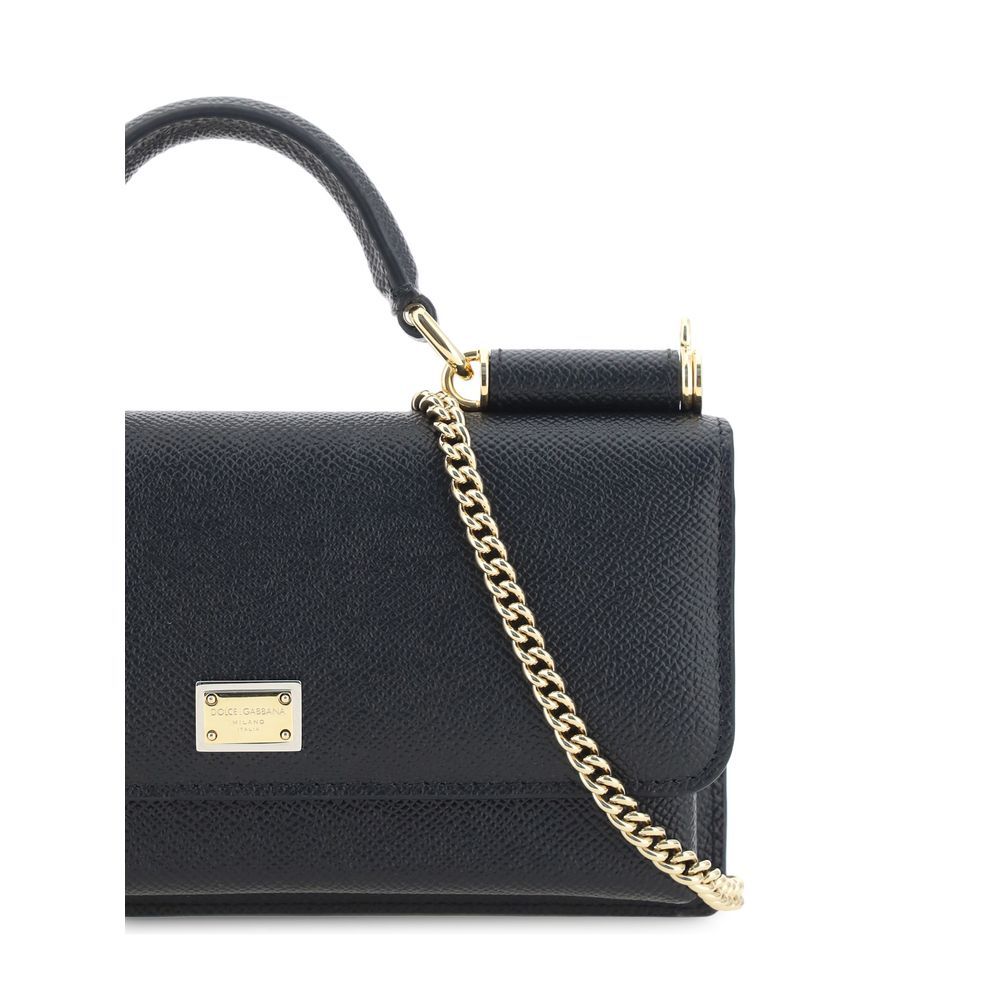 Calf Leather Bos Taurus Shoulder Women's Bag - Dolce & Gabbana - Modalova