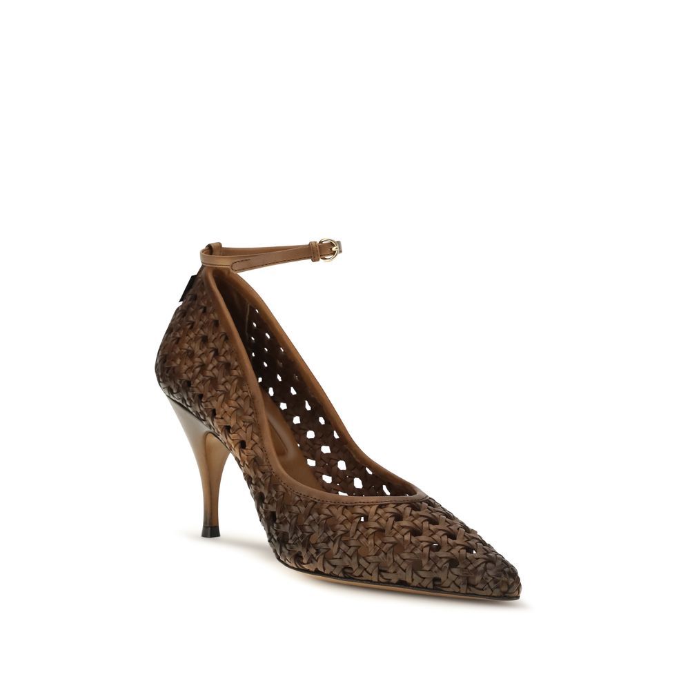Calf Leather Bos Taurus High Heel Women's Pumps - Miu Miu - Modalova