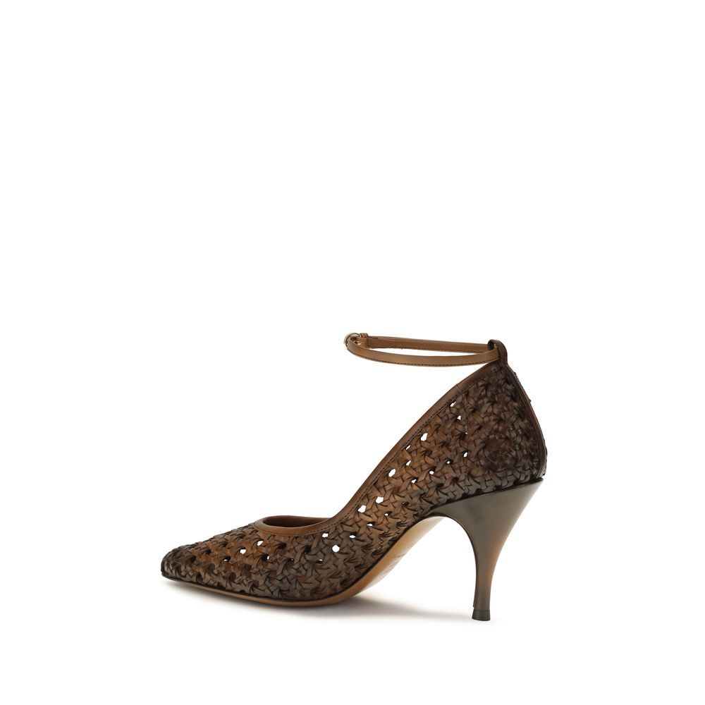 Calf Leather Bos Taurus High Heel Women's Pumps - Miu Miu - Modalova