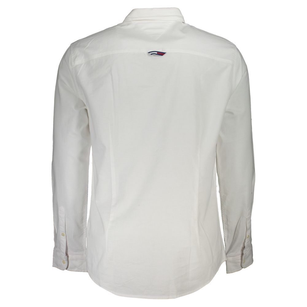 Bianco Cotton Men's Men's Shirt - Tommy Hilfiger - Modalova