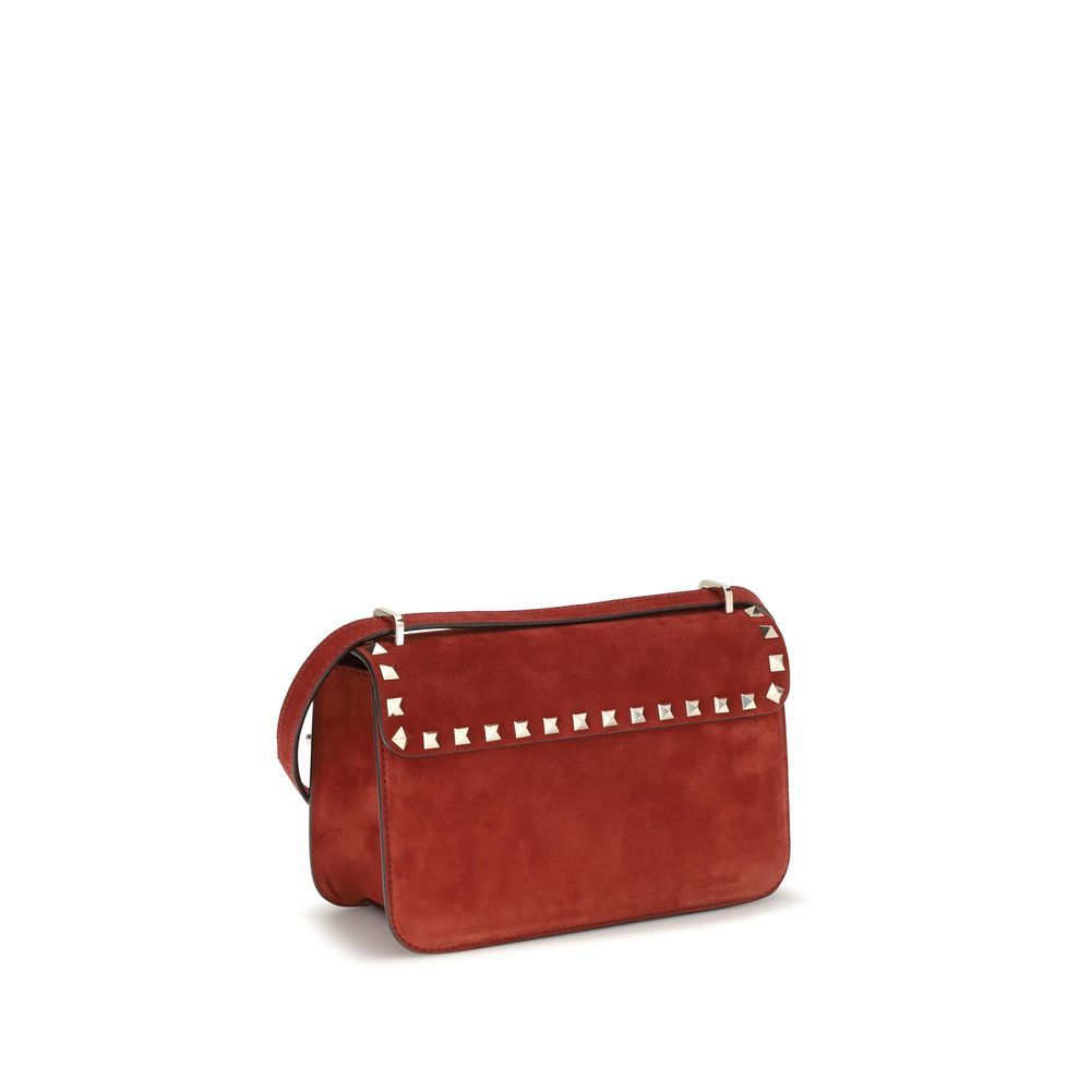 Suede Leather Shoulder Women's Bag - Valentino Garavani - Modalova