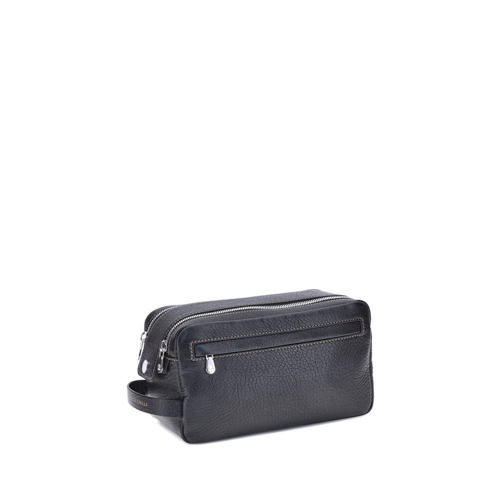 Calf Leather Bos Taurus Airpod Men's Holder - Brunello Cucinelli - Modalova