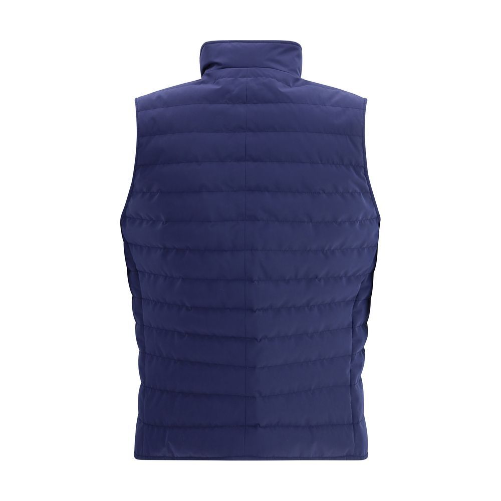 Polyester Sleeveless Men's Jacket - Brunello Cucinelli - Modalova