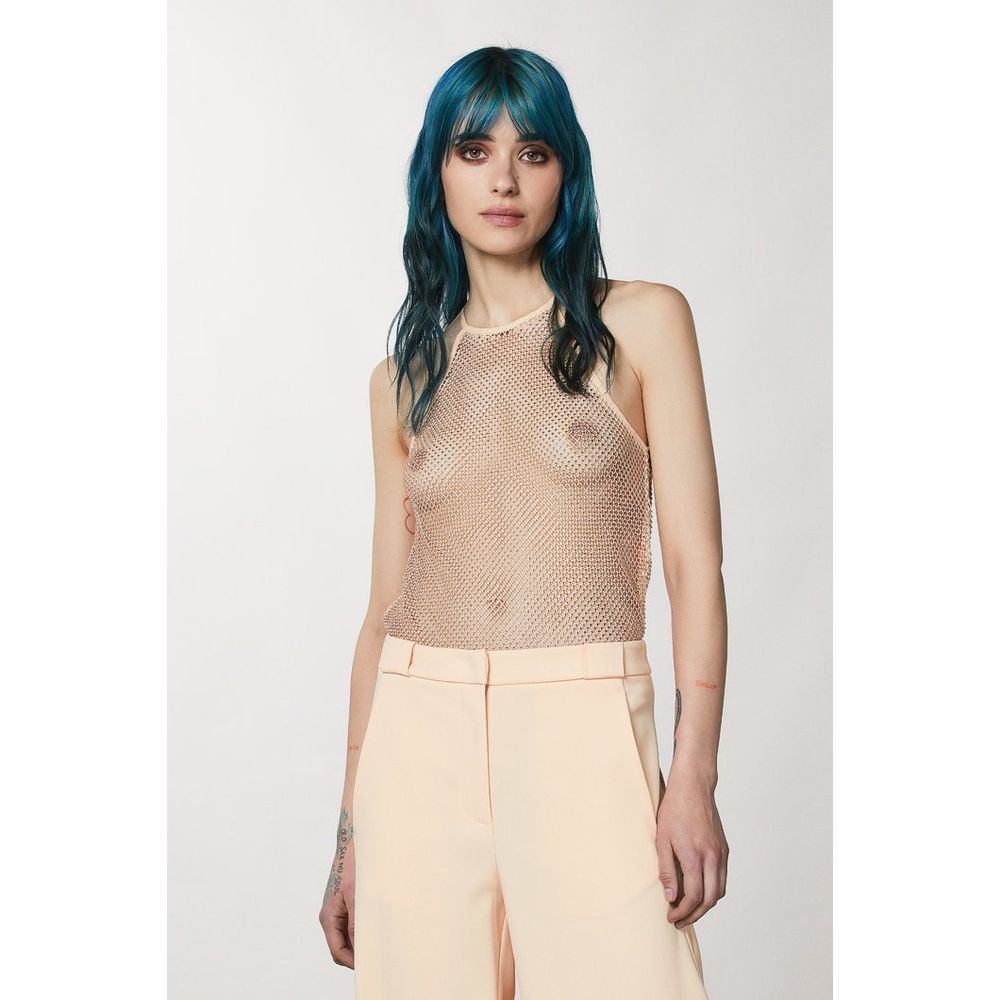 Polyester Tank Women's Tops - Patrizia Pepe - Modalova