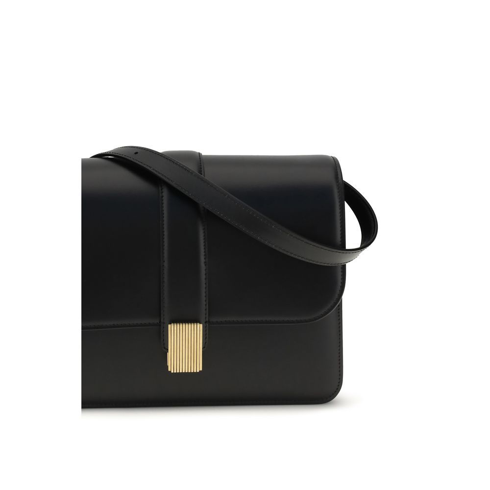 Calf Leather Bos Taurus Shoulder Women's Bag - Khaite - Modalova
