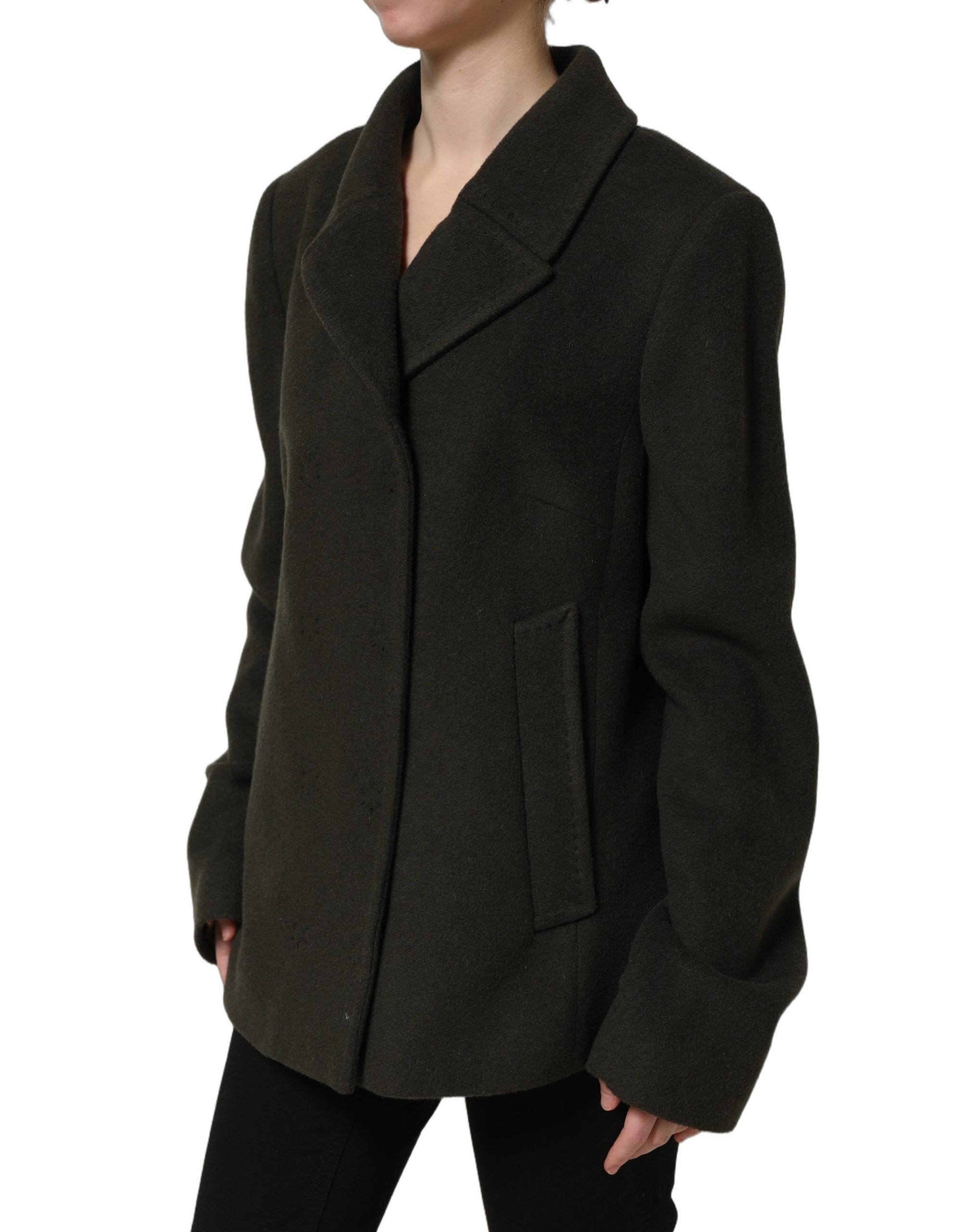 Double Breasted Peacoat Women's Jacket - Dolce & Gabbana - Modalova