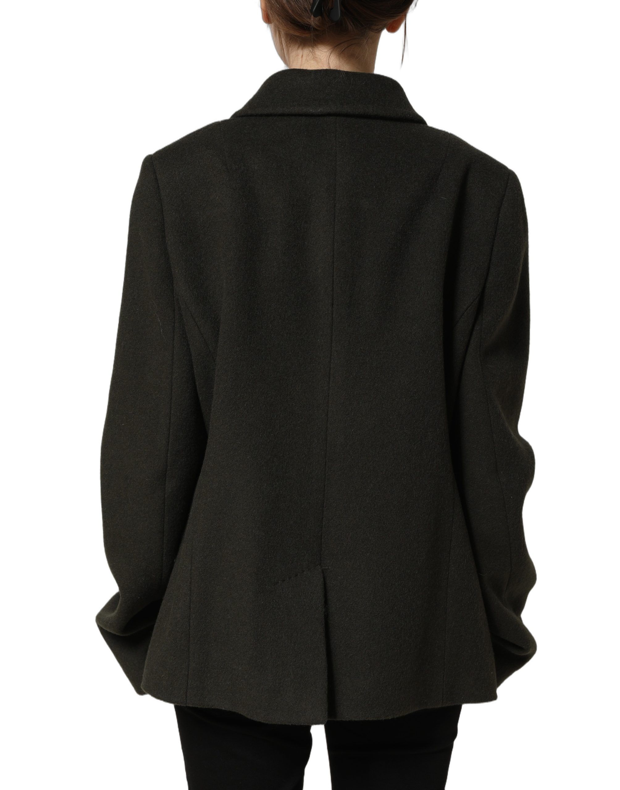 Double Breasted Peacoat Women's Jacket - Dolce & Gabbana - Modalova