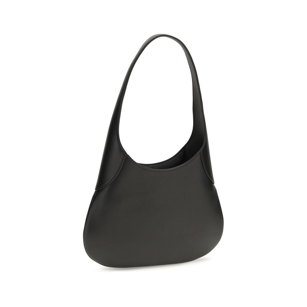 Calf Leather Bos Taurus Shoulder Women's Bag - Khaite - Modalova