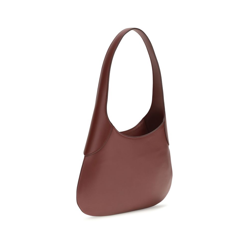 Calf Leather Bos Taurus Shoulder Women's Bag - Khaite - Modalova