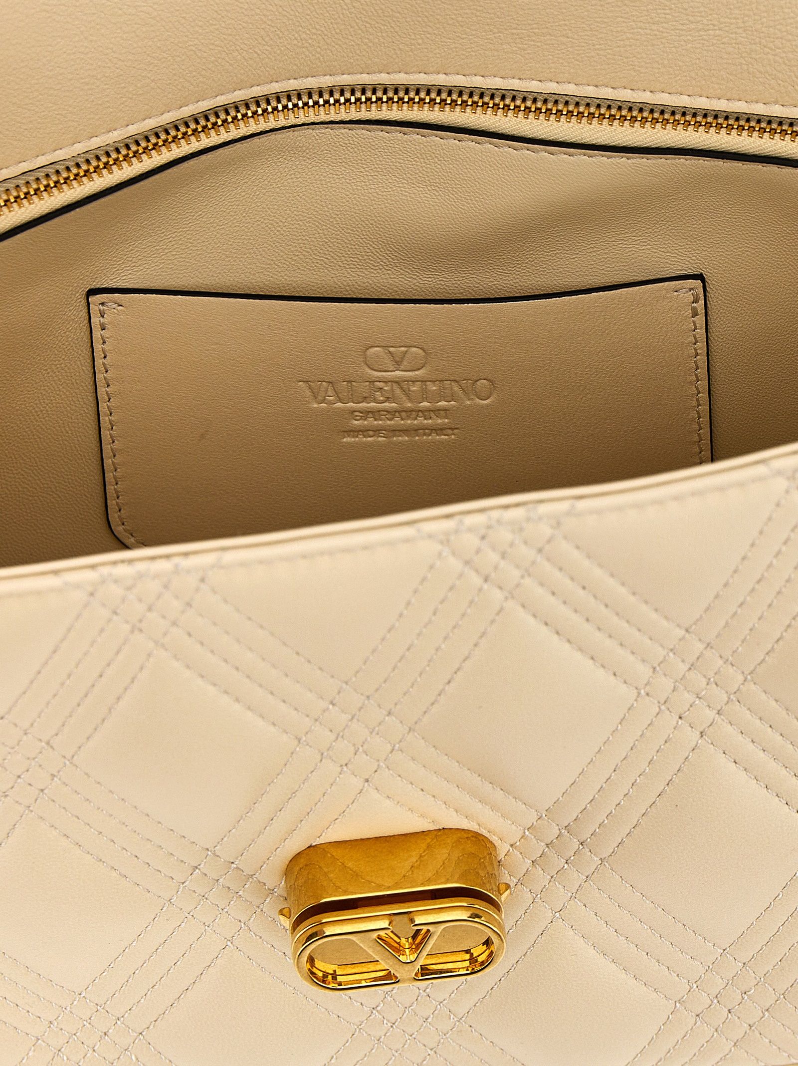 Lamb Leather Shoulder Women's Bag - Valentino Garavani - Modalova