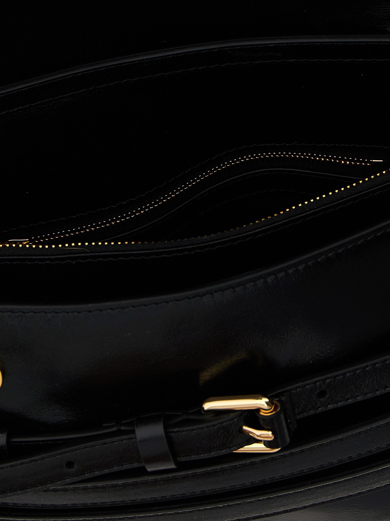 Leather Crossbody Women's Bag - Moschino - Modalova