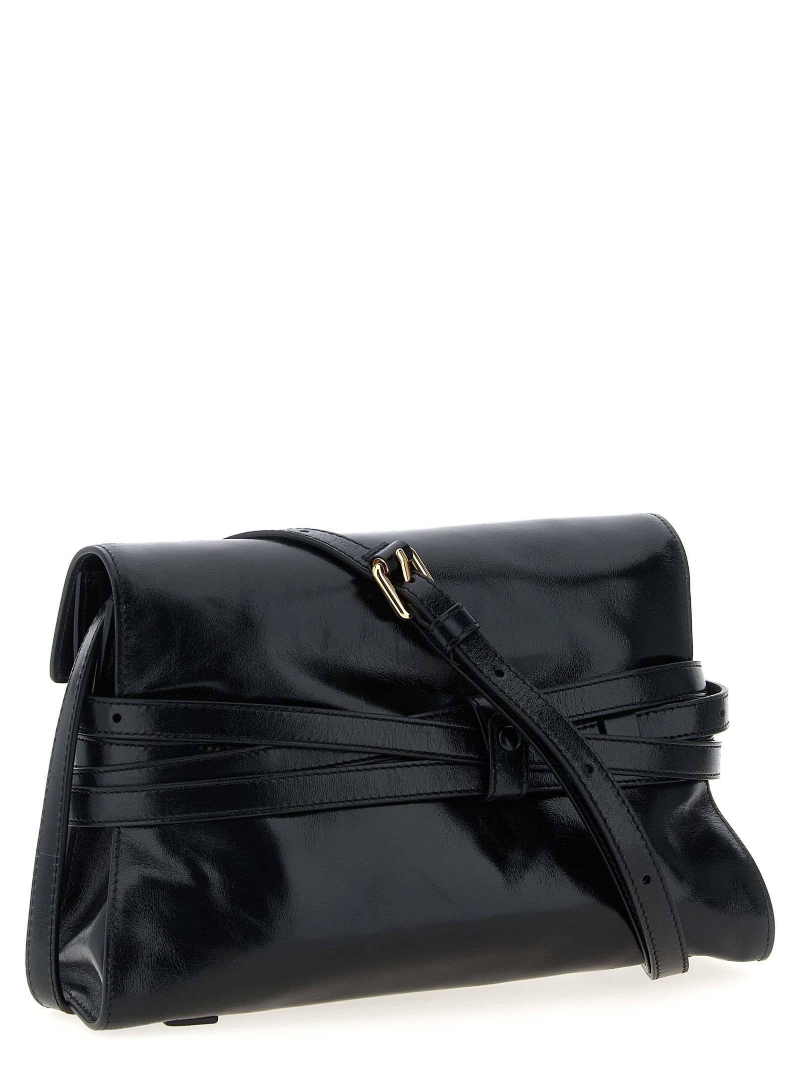 Leather Crossbody Women's Bag - Moschino - Modalova
