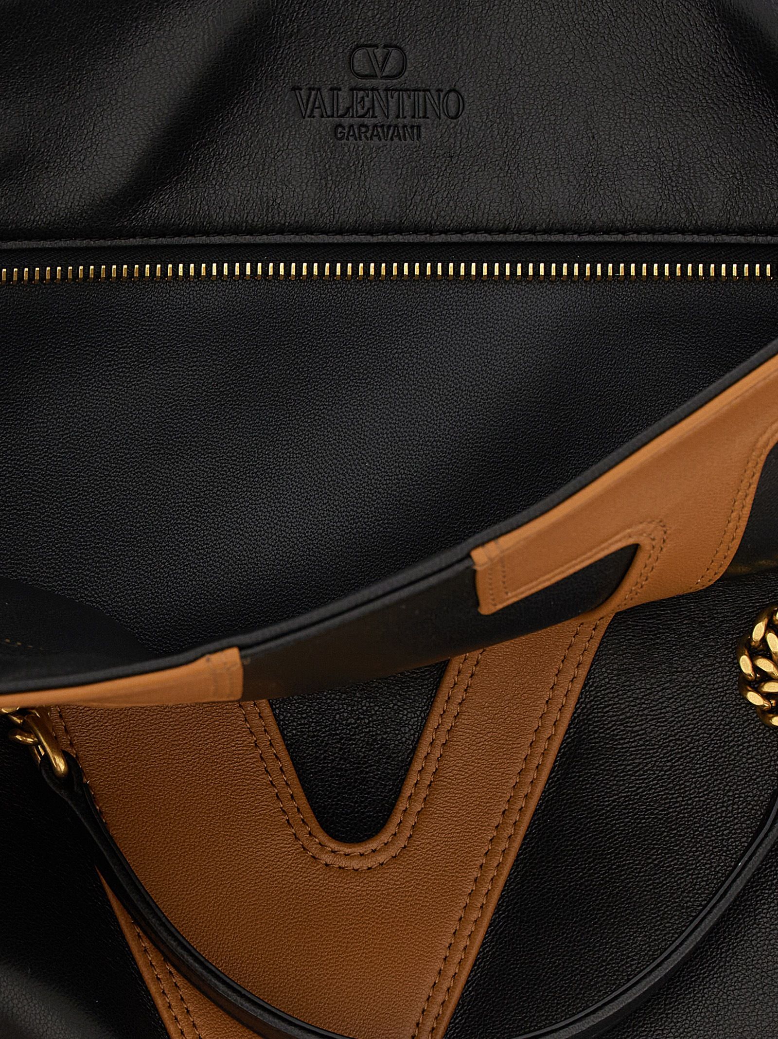 Lamb Leather Tote Bag - Valentino Garavani - Modalova