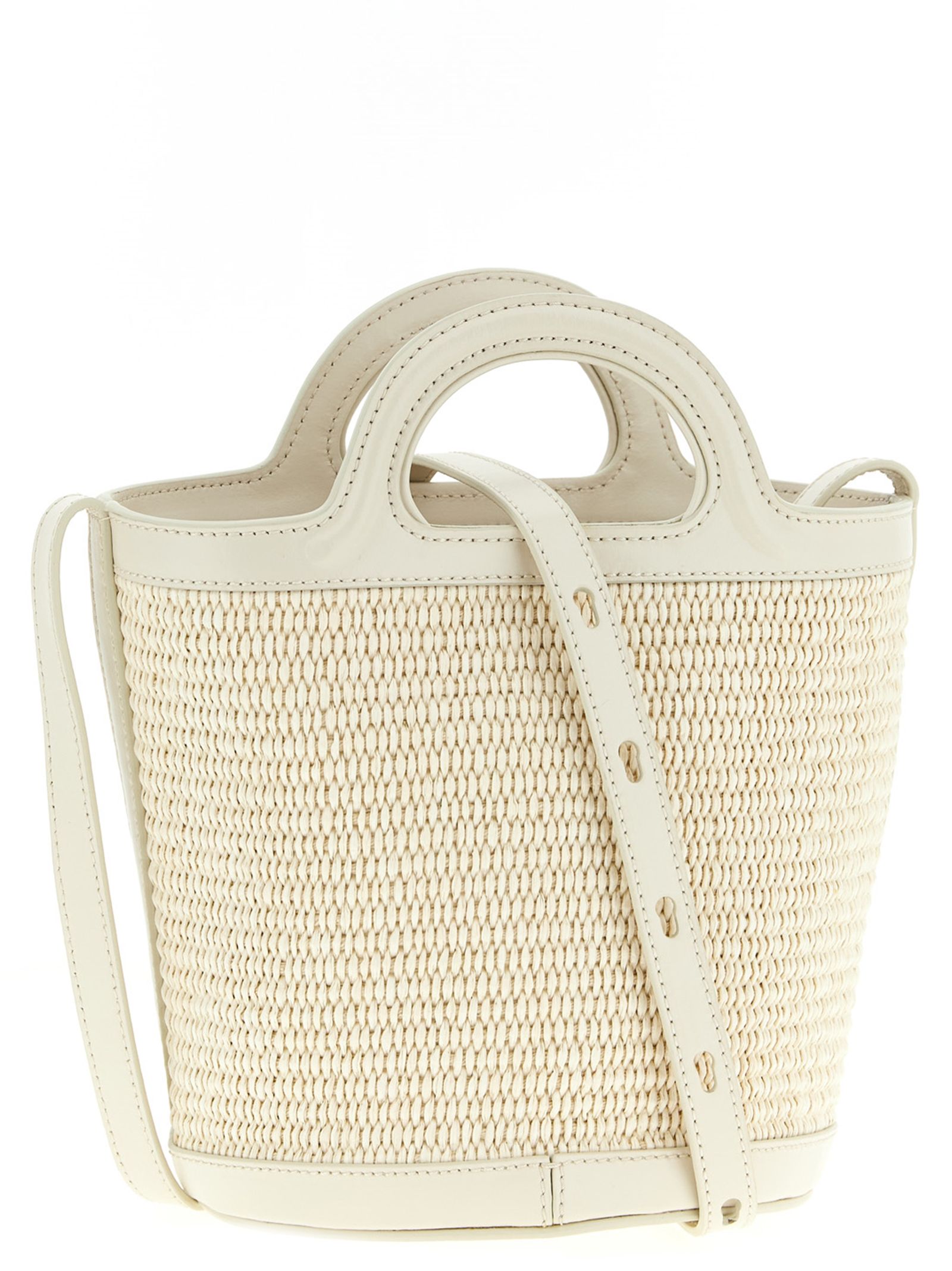Marni White Cotton Women's Handbag - Marni - Modalova