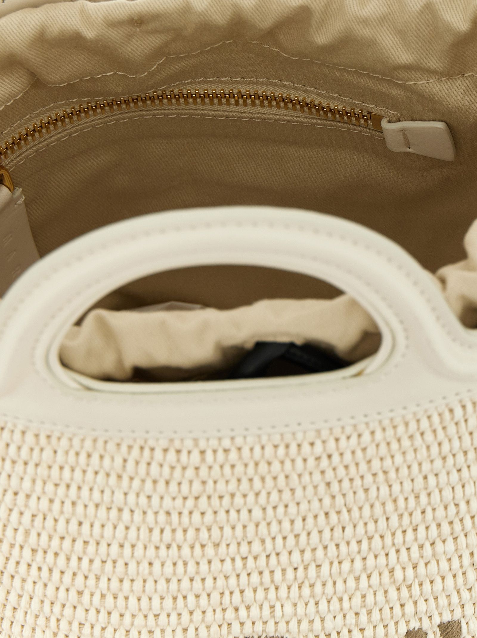 Marni White Cotton Women's Handbag - Marni - Modalova
