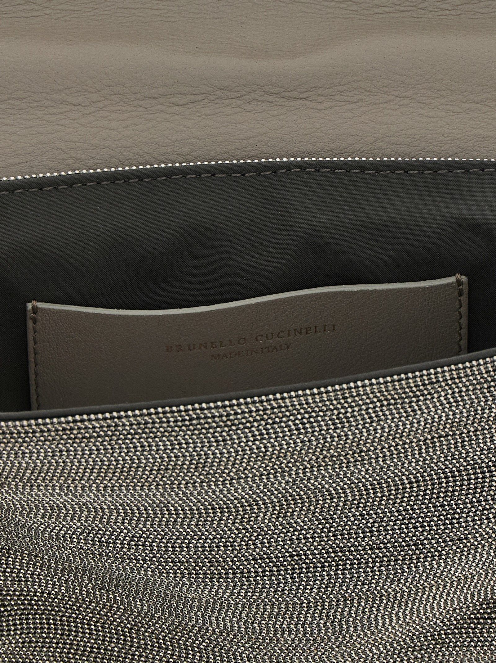 Leather Clutch Women's Bag - Brunello Cucinelli - Modalova