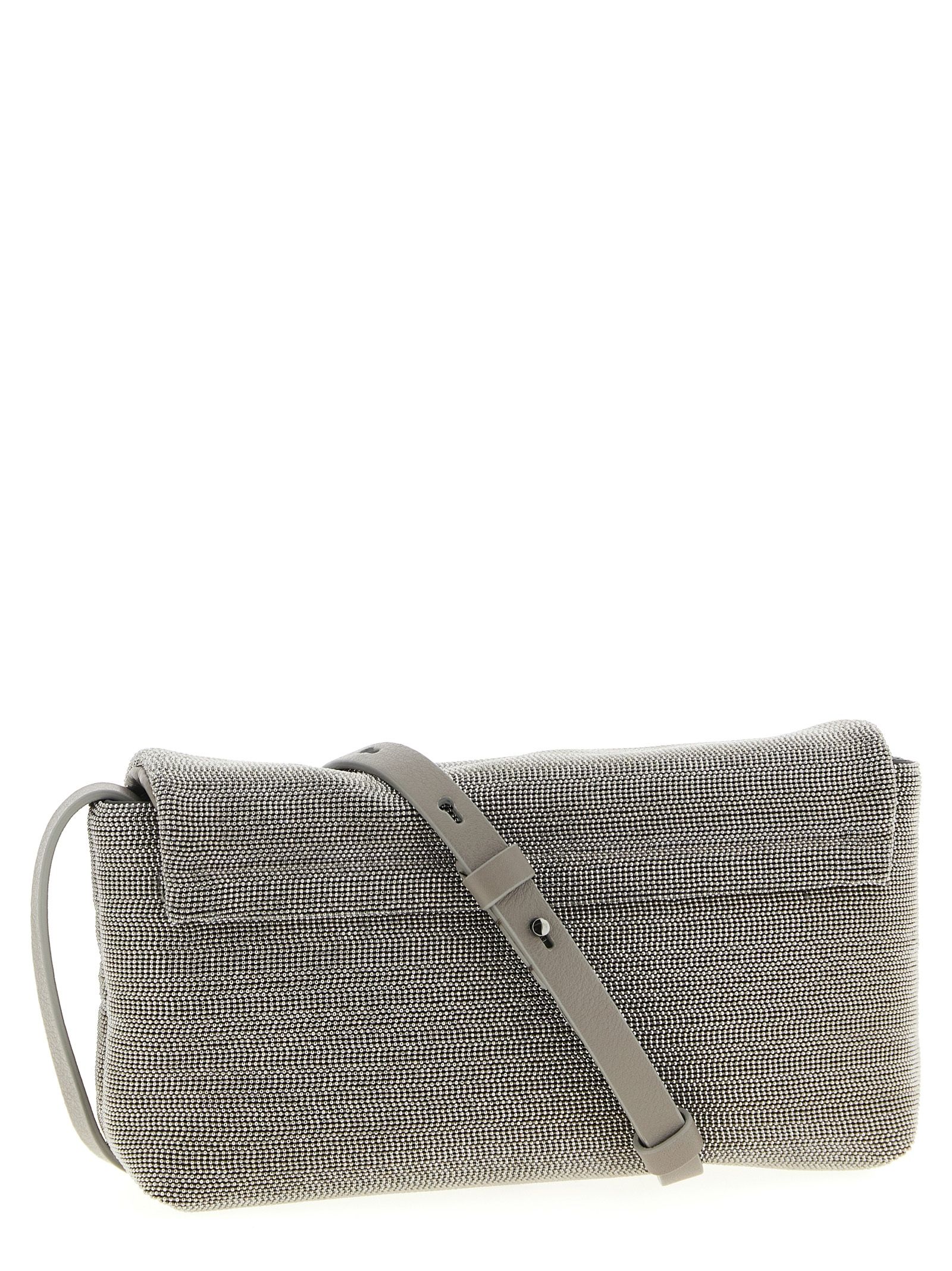 Leather Clutch Women's Bag - Brunello Cucinelli - Modalova