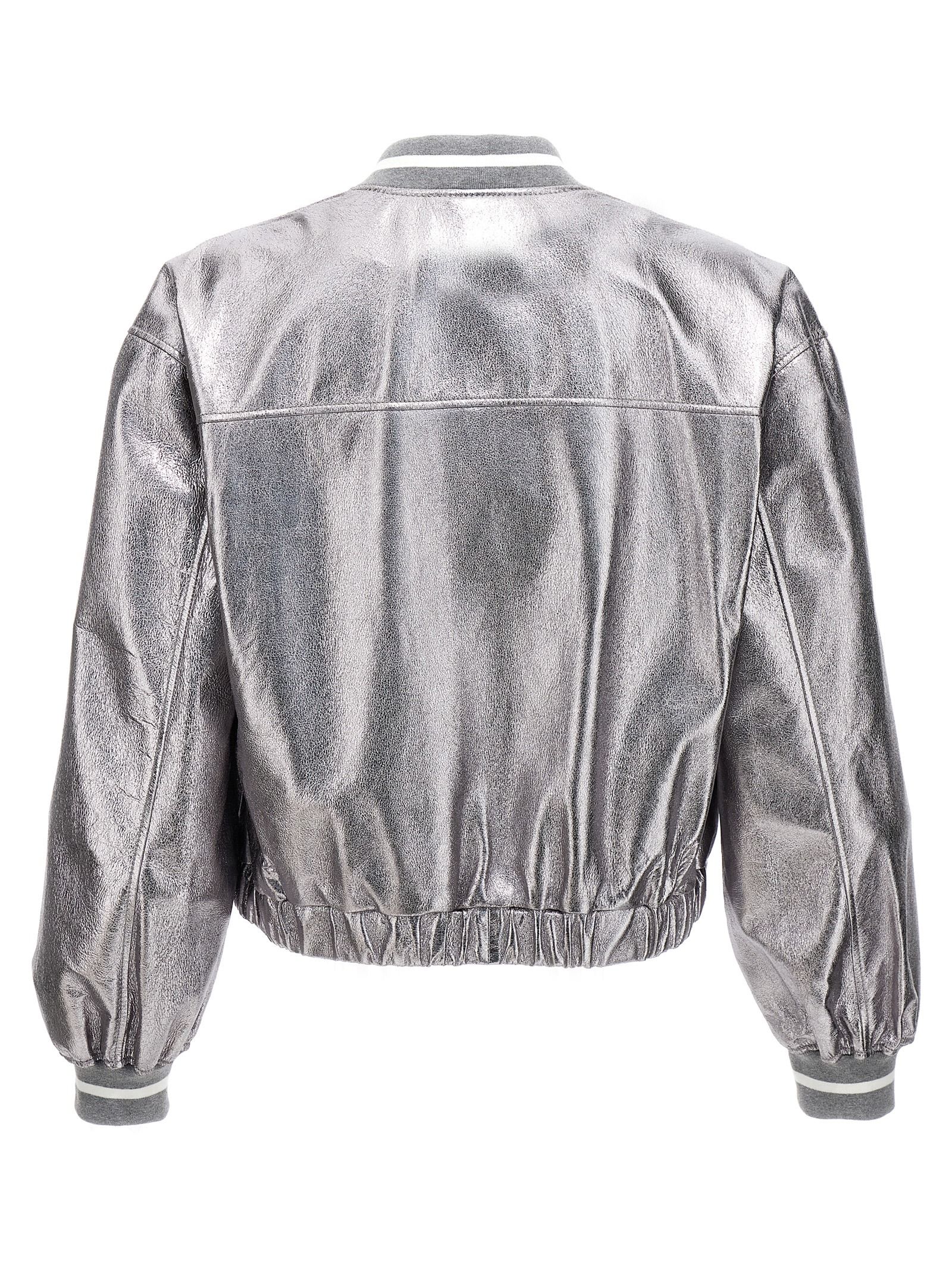 Leather Women's Bomber - Brunello Cucinelli - Modalova