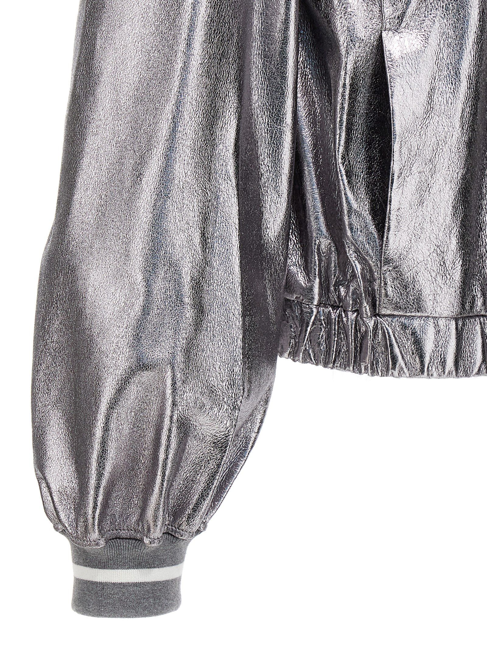 Leather Women's Bomber - Brunello Cucinelli - Modalova