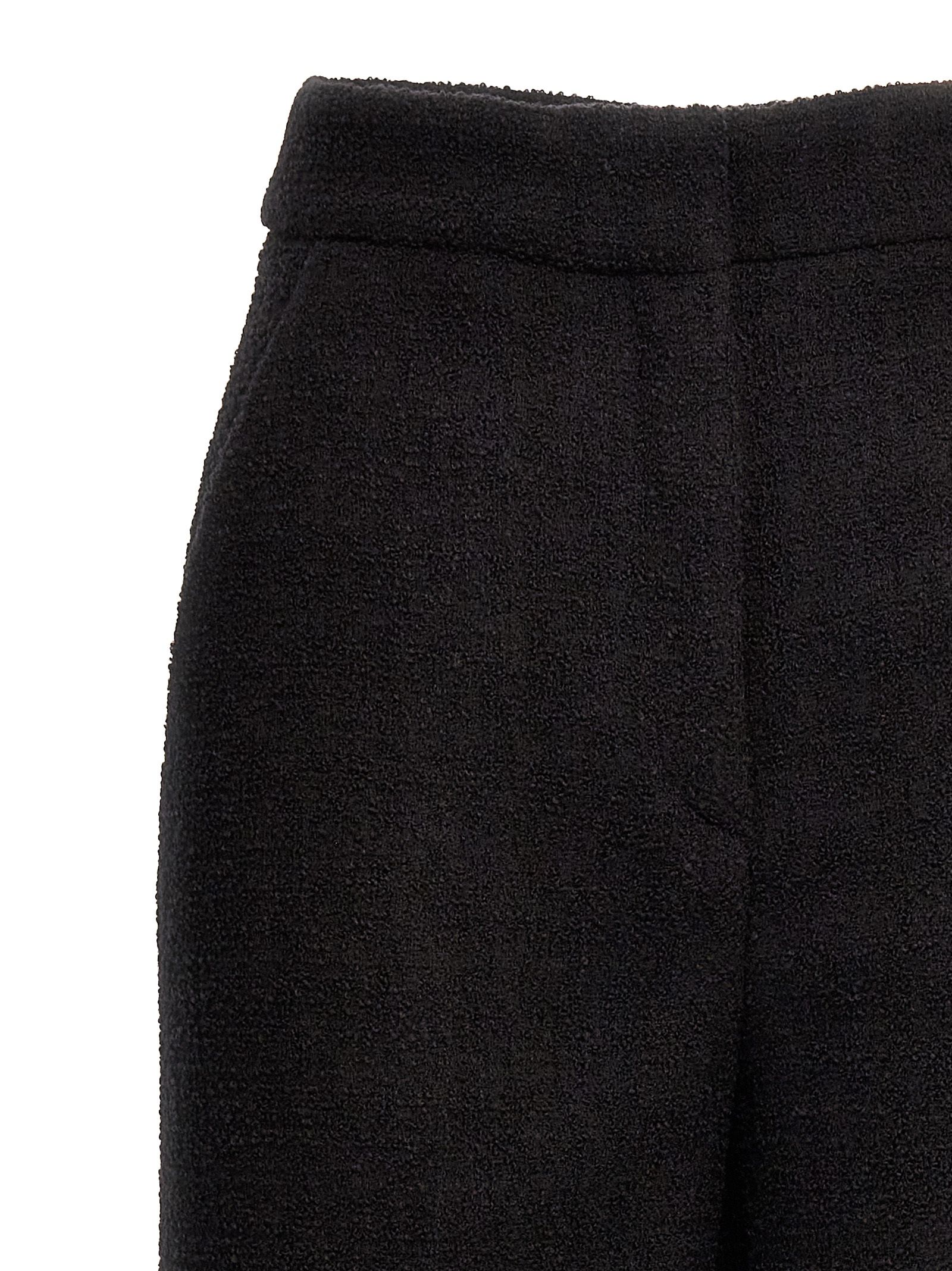 Wool Cropped Women's Pants - Moschino - Modalova
