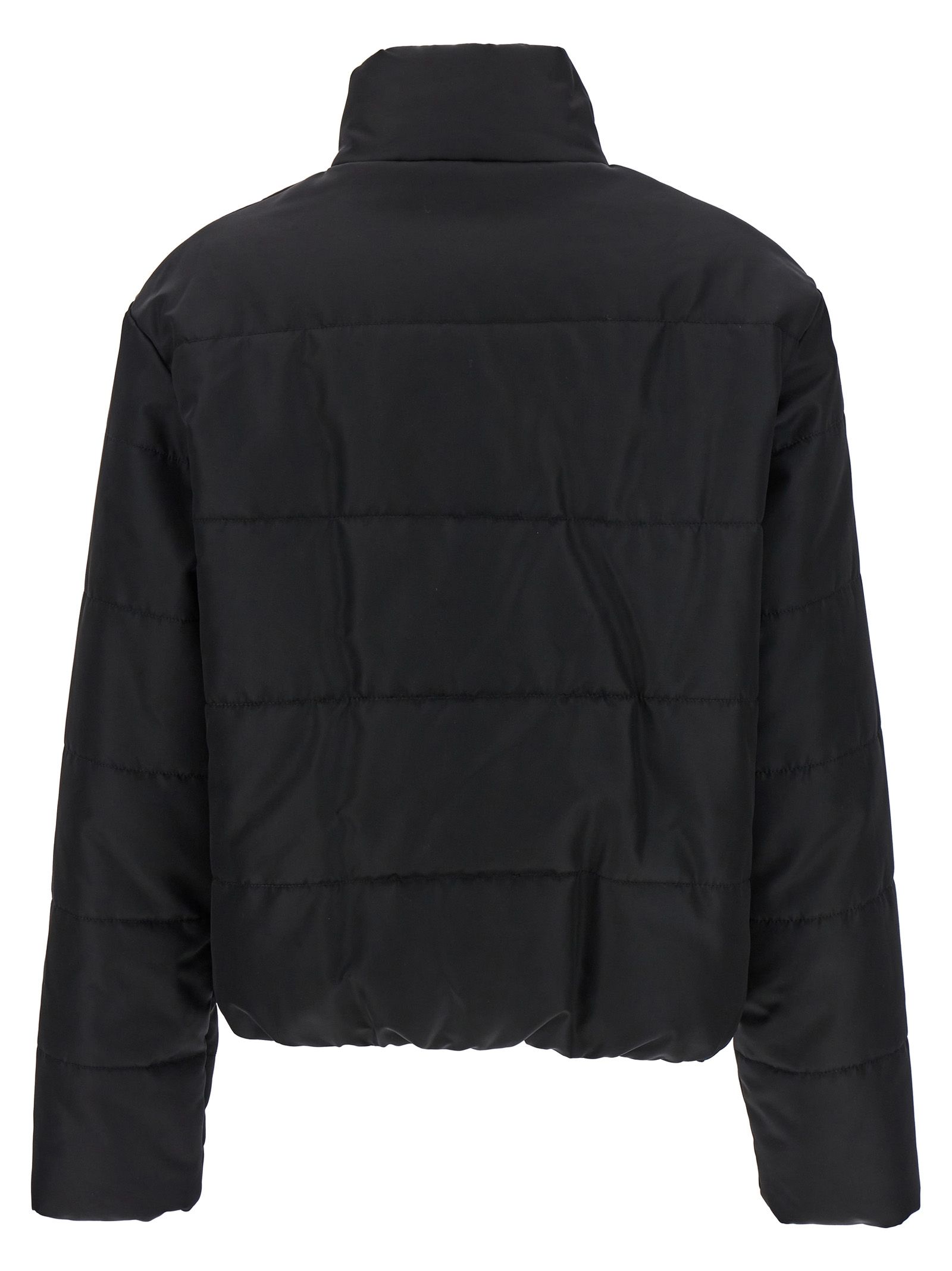 Polyamide Full-Length Women's Jacket - Moschino - Modalova