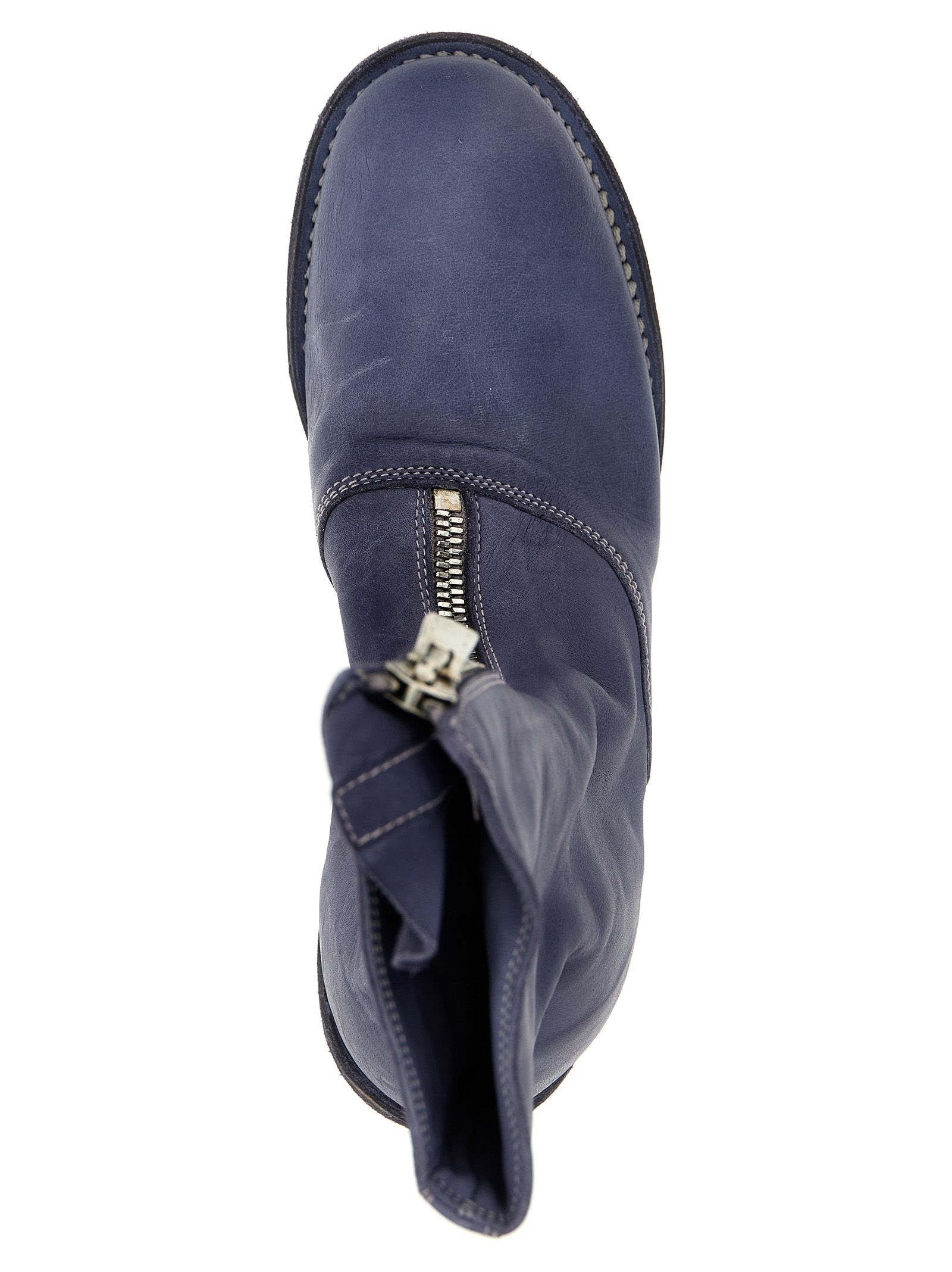 Leather Ankle Women's Boots - Guidi - Modalova