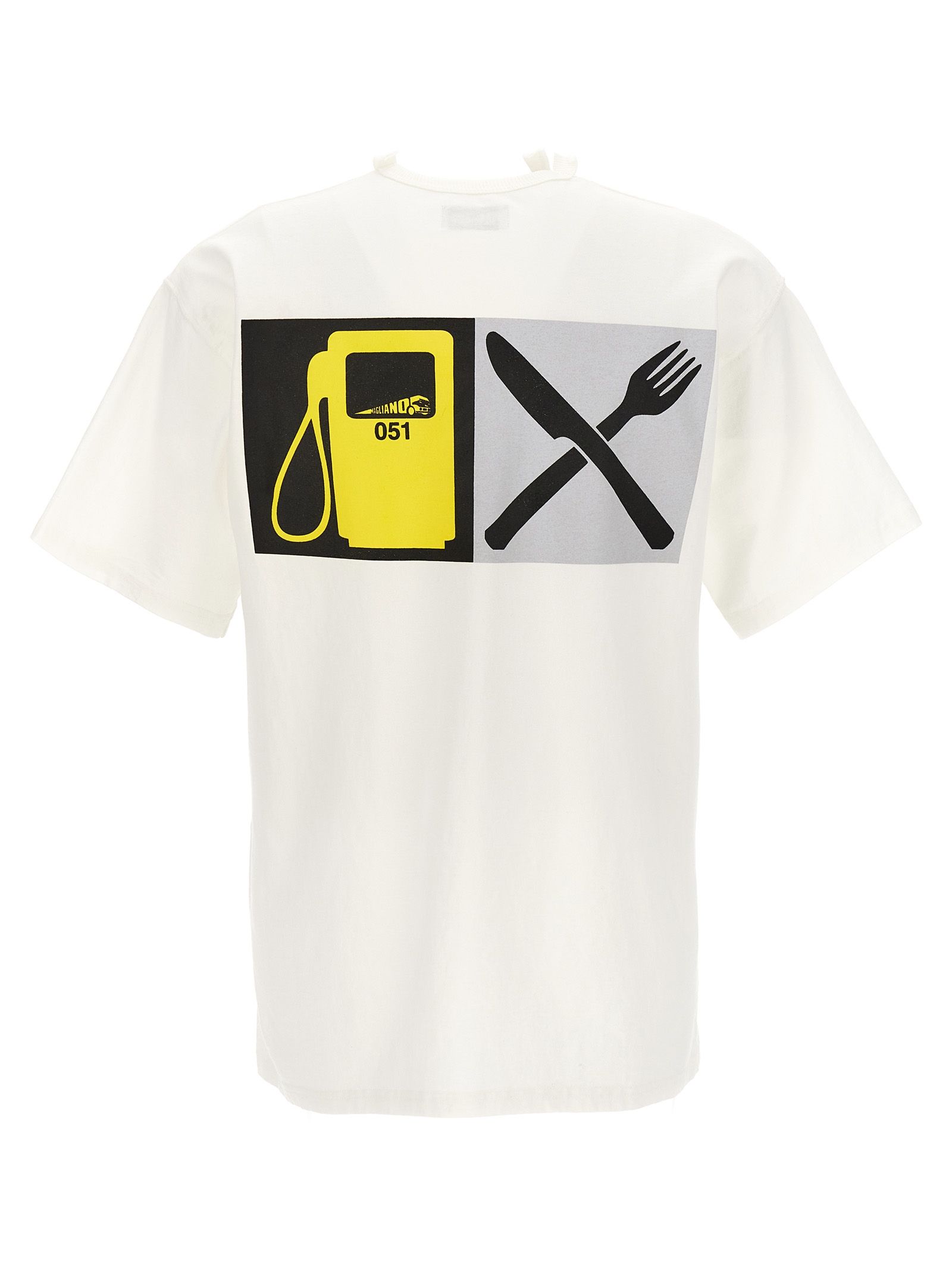 Magliano White Cotton Men's T-Shirt - Magliano - Modalova