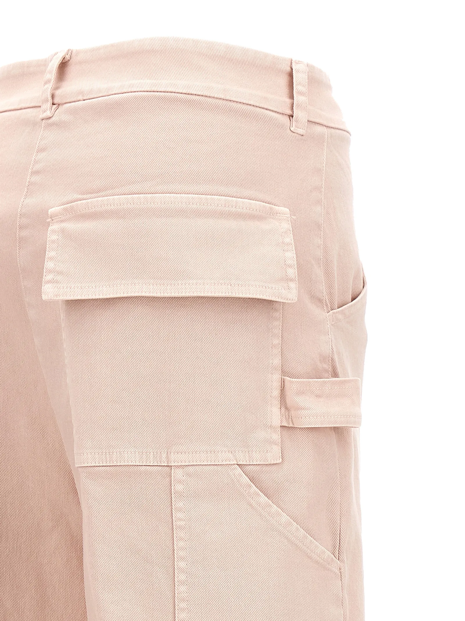 Cotton Cargo Women's Pants - NUDE - Modalova