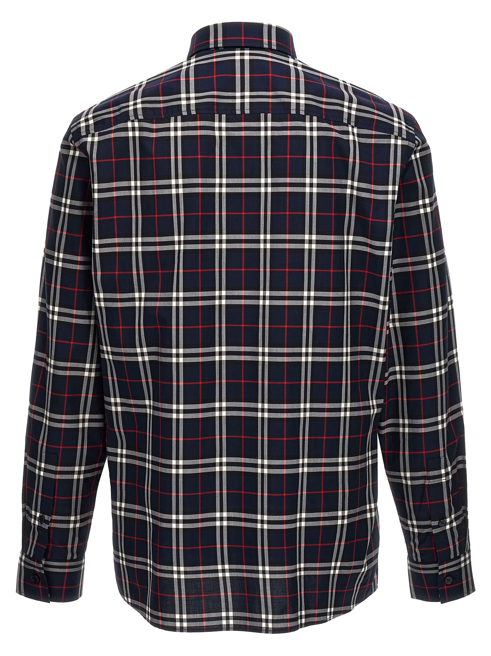Burberry Blue Cotton Men's Blouse - Burberry - Modalova