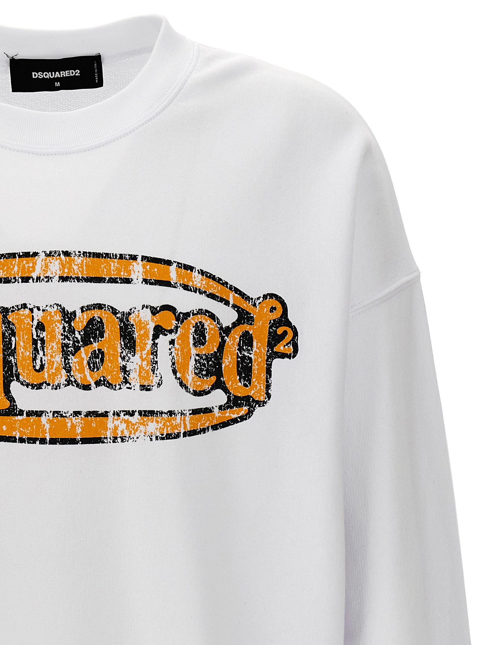 Cotton Men's Sweatshirt - Dsquared² - Modalova