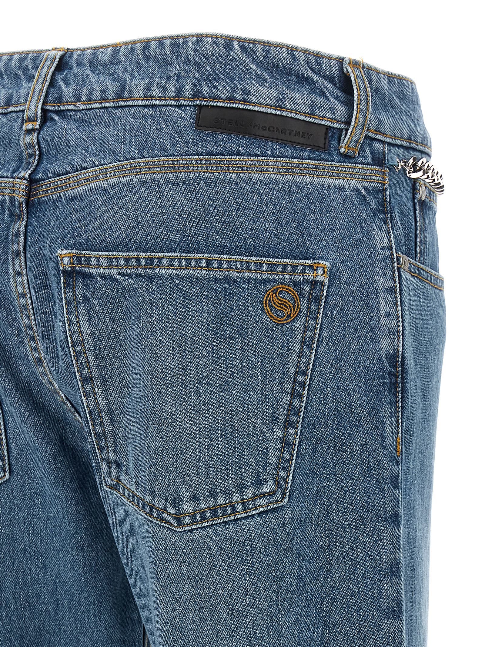Cotton Cropped Women's Jeans - Stella McCartney - Modalova