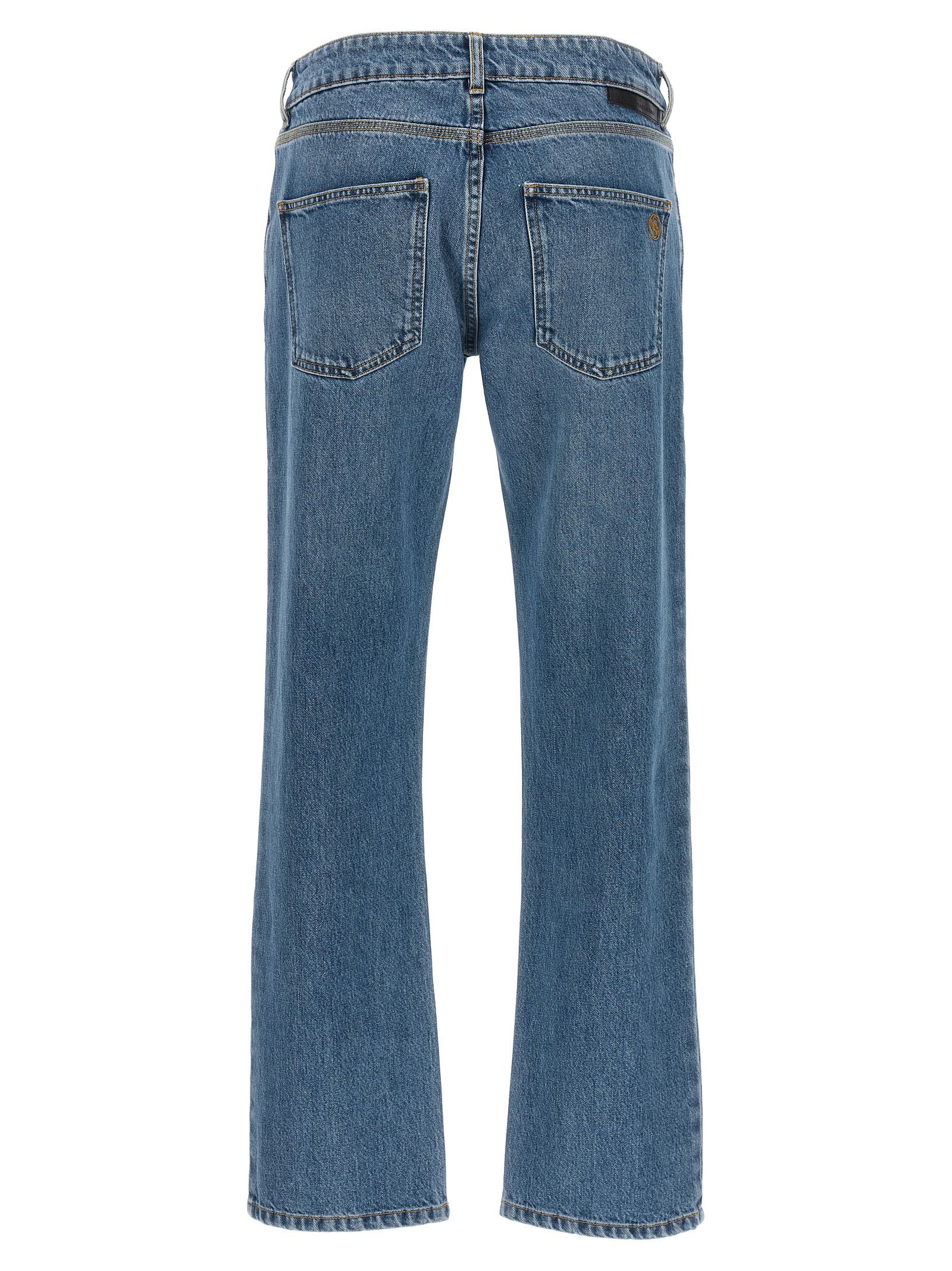 Cotton Cropped Women's Jeans - Stella McCartney - Modalova