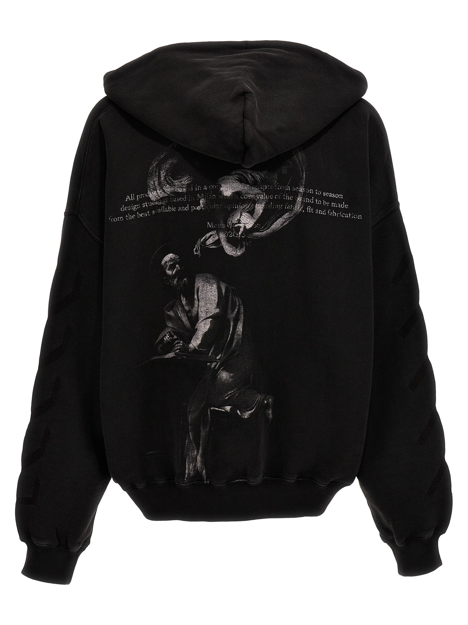 Cotton Men's Sweatshirt - Off-White - Modalova