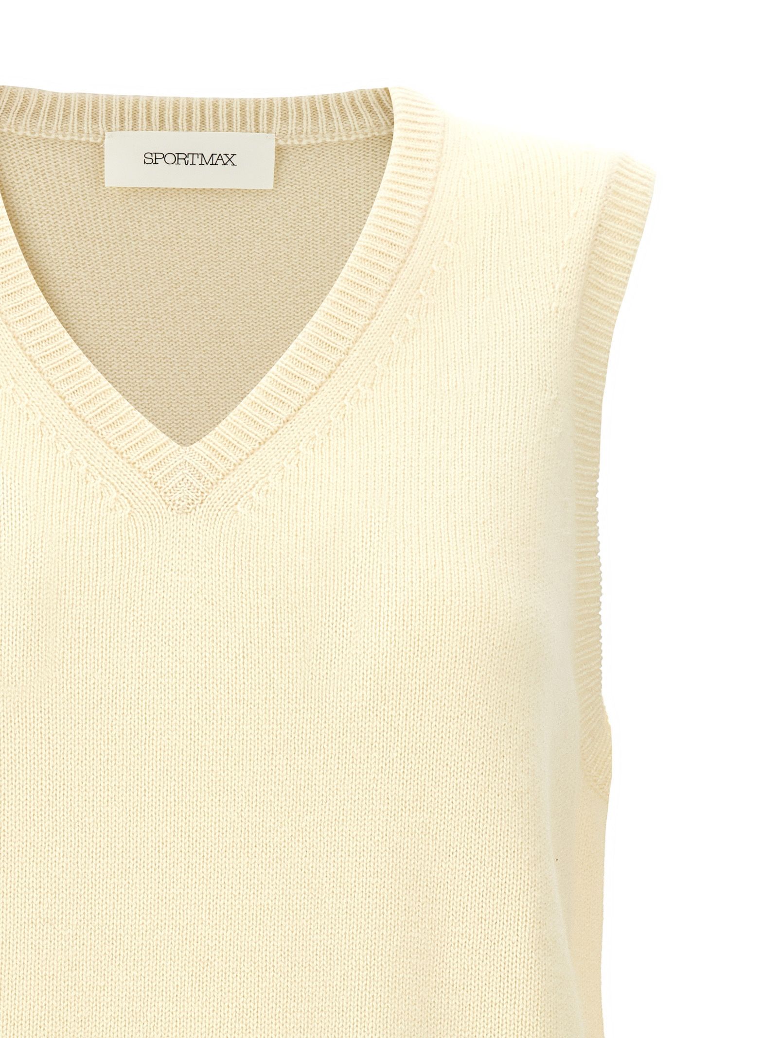 Wool Sleeveless Women's Jacket - Sportmax - Modalova