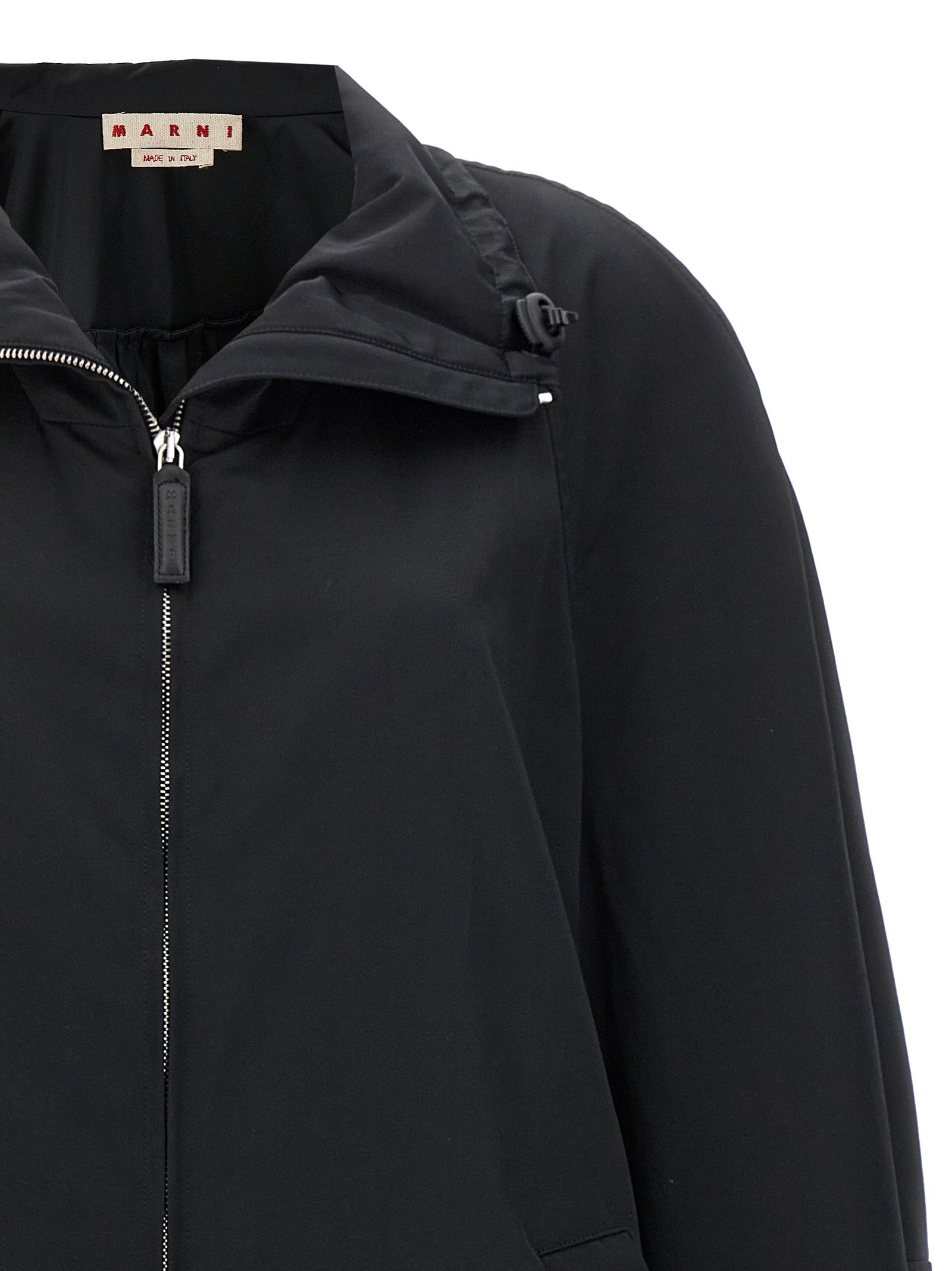 Marni Black Polyester Women's Parka - Marni - Modalova