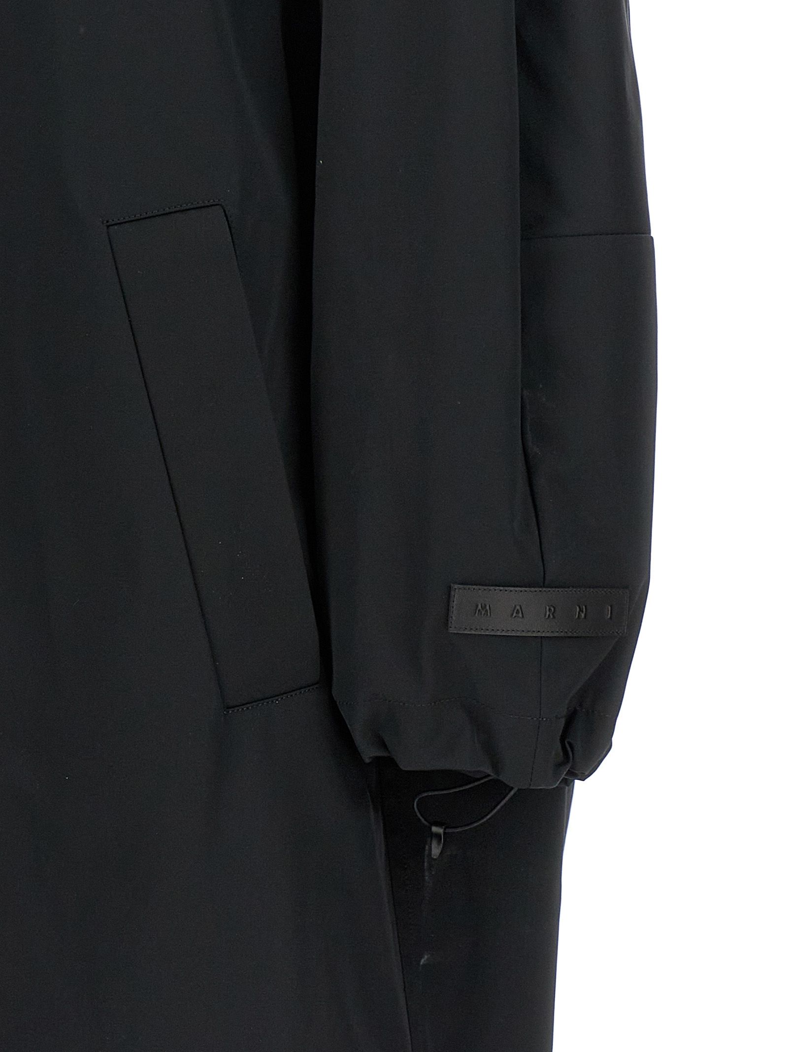 Marni Black Polyester Women's Parka - Marni - Modalova