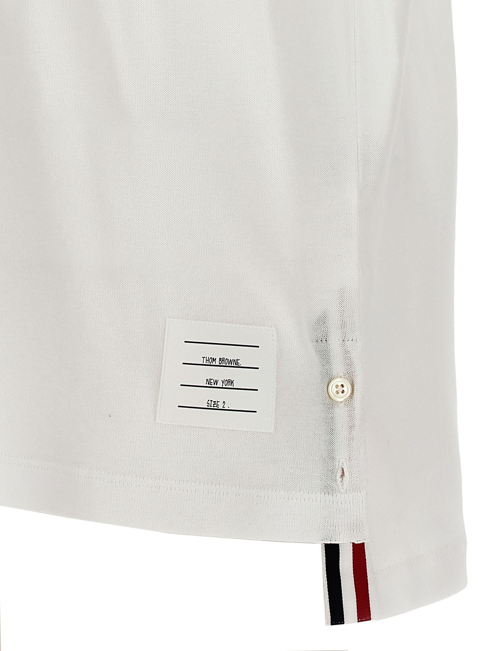 Cotton Polo Men's Shirt - Thom Browne - Modalova