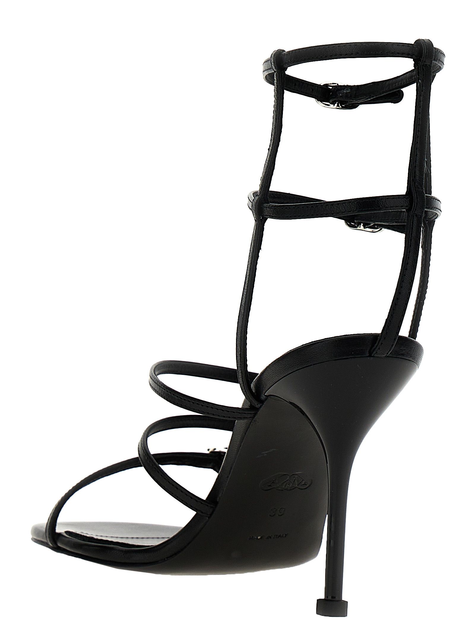 Lambskin Stiletto Heel Women's Sandals - Alexander McQueen - Modalova