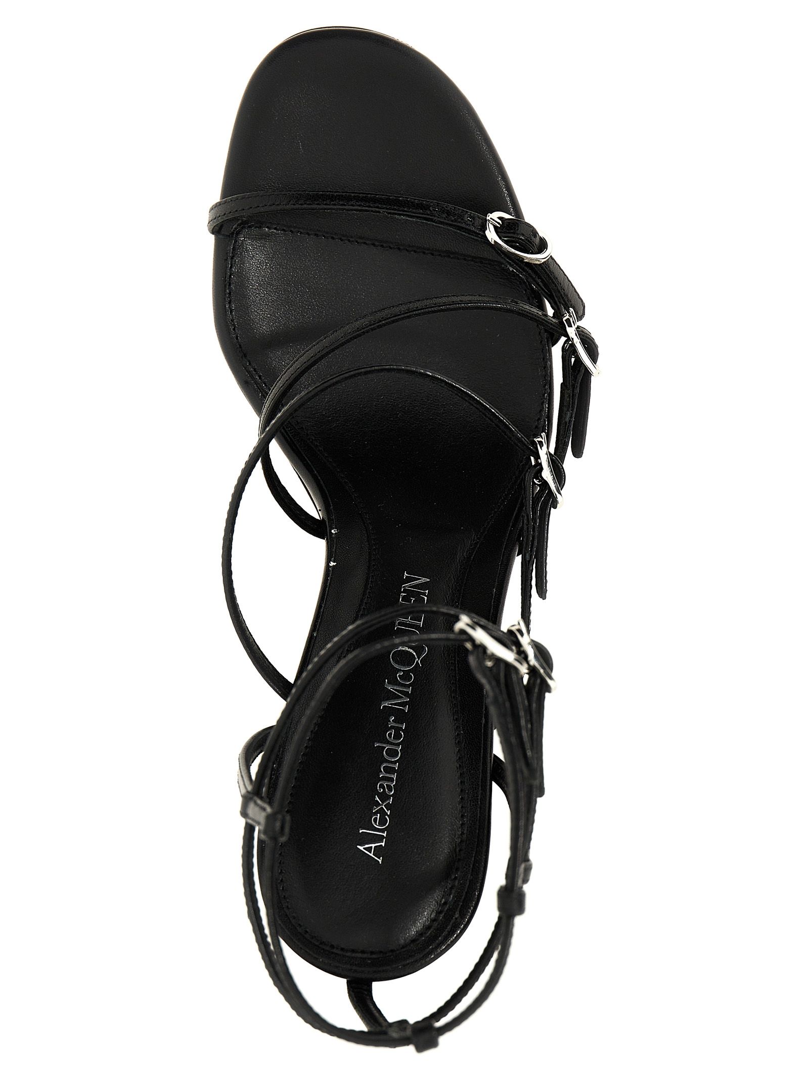 Lambskin Stiletto Heel Women's Sandals - Alexander McQueen - Modalova
