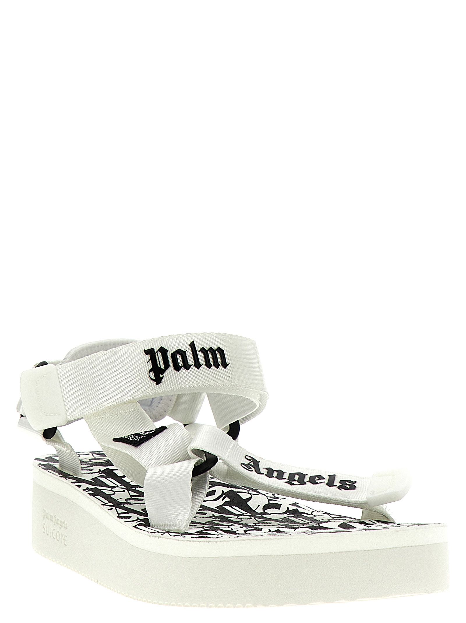 Polyester Flat Women's Sandals - Palm Angels - Modalova