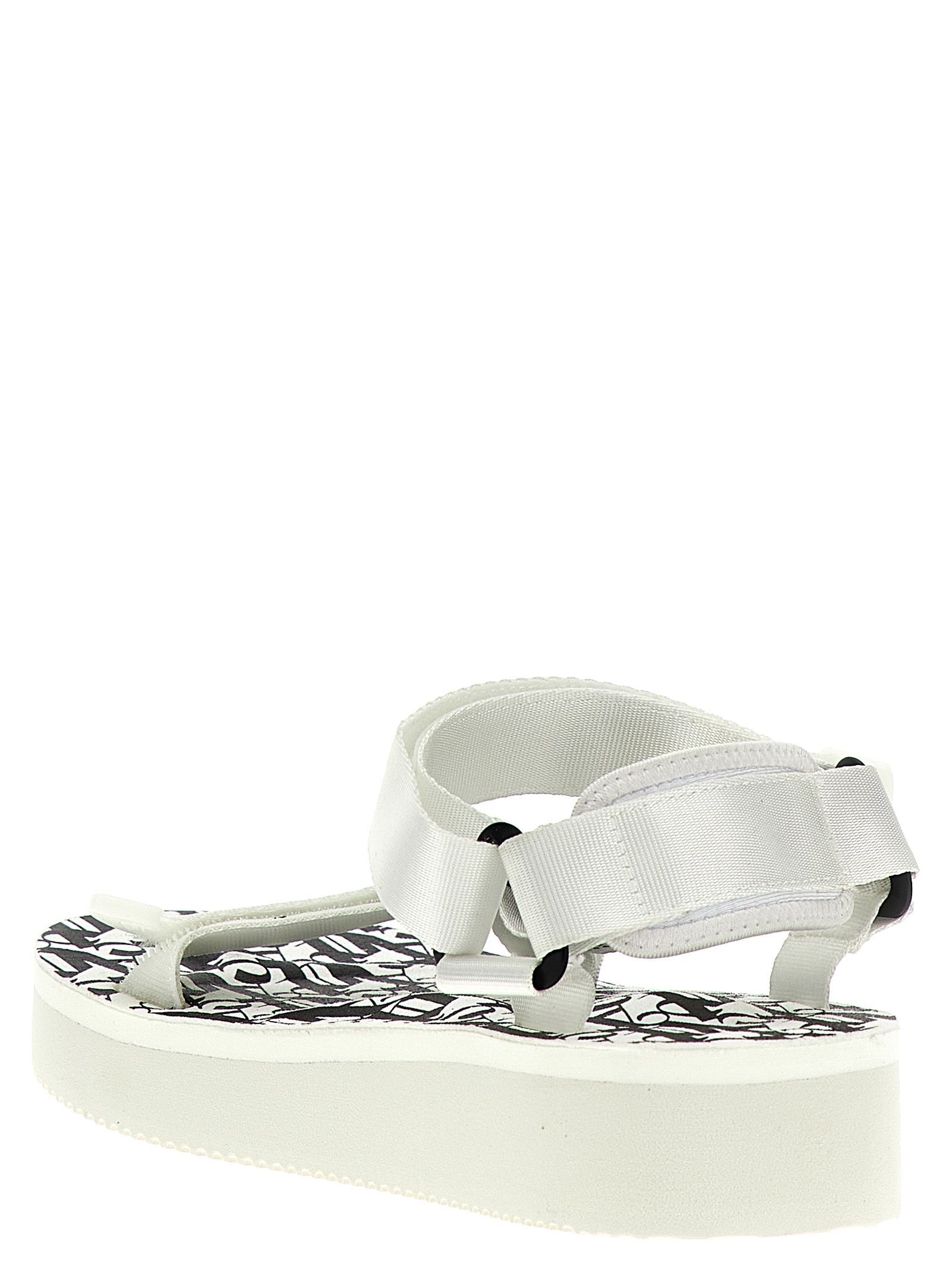 Polyester Flat Women's Sandals - Palm Angels - Modalova