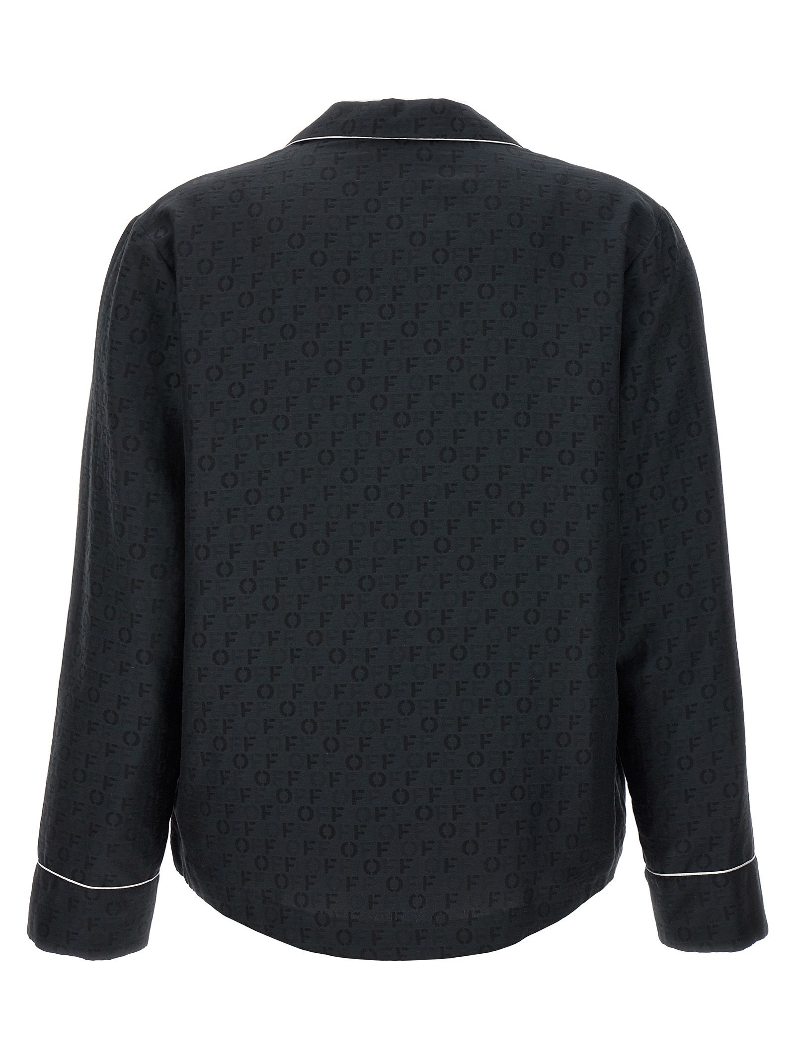 Off-White Black Silk Women's Blouse - Off-White - Modalova