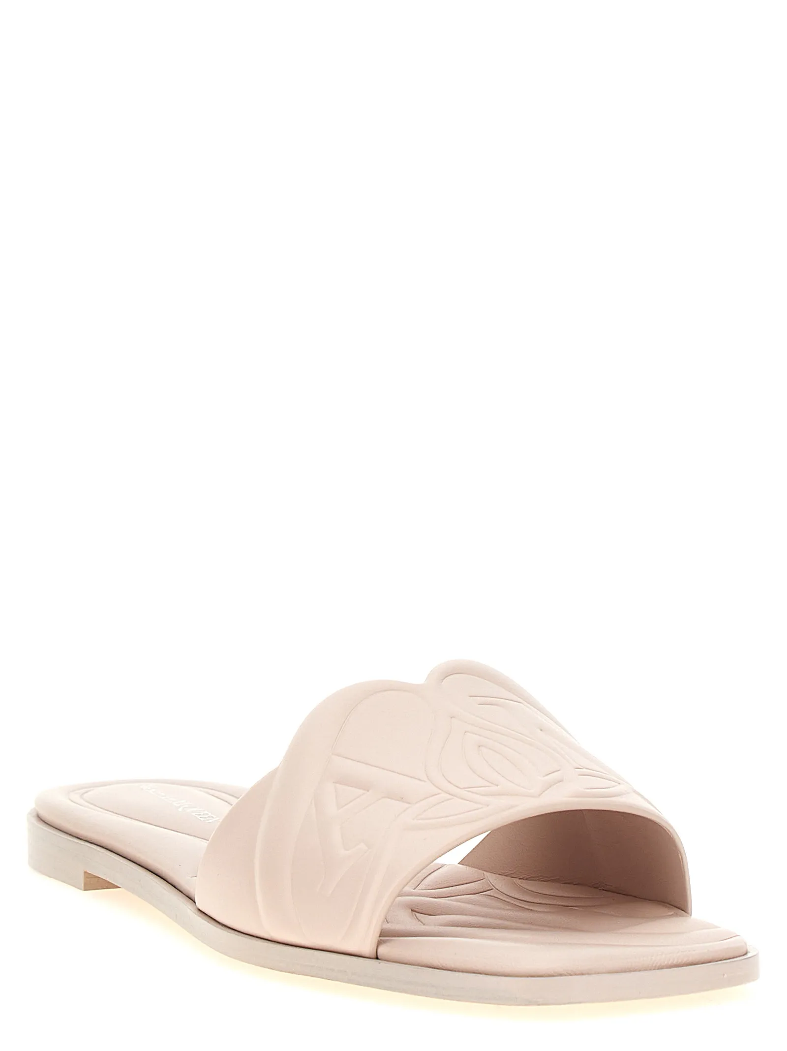Calfskin Women's Slides - Alexander McQueen - Modalova