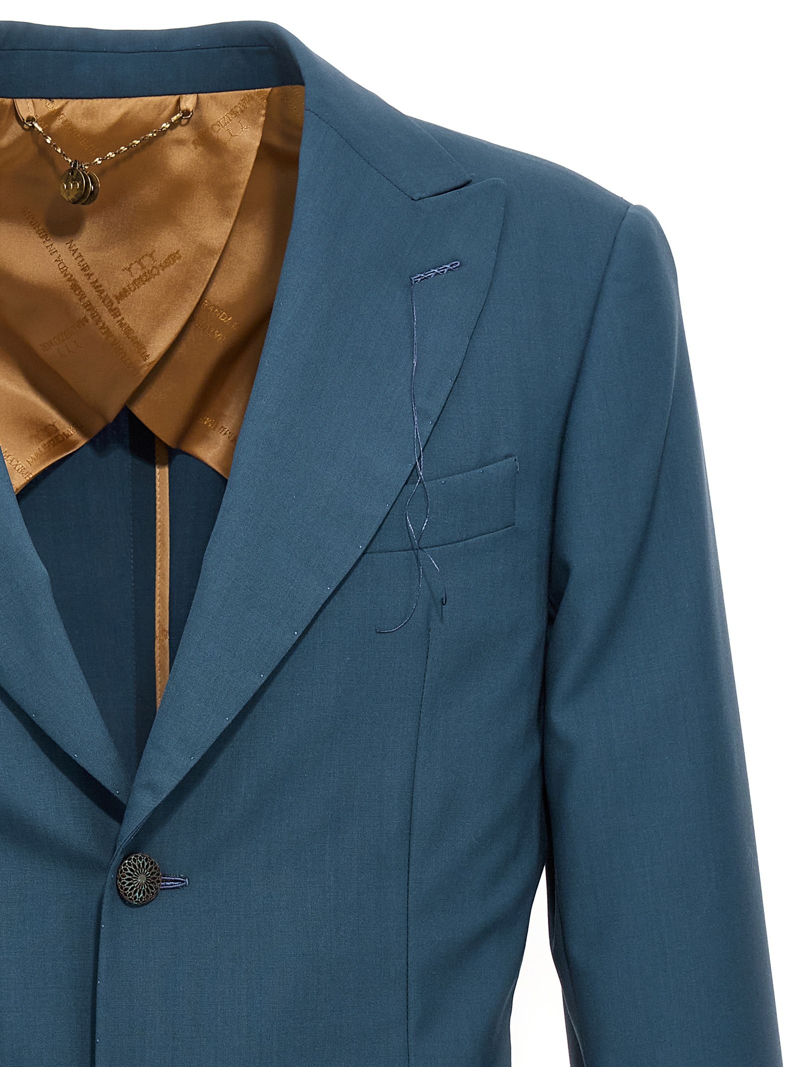 Wool Men's Blazer - MAURIZIO MIRI - Modalova