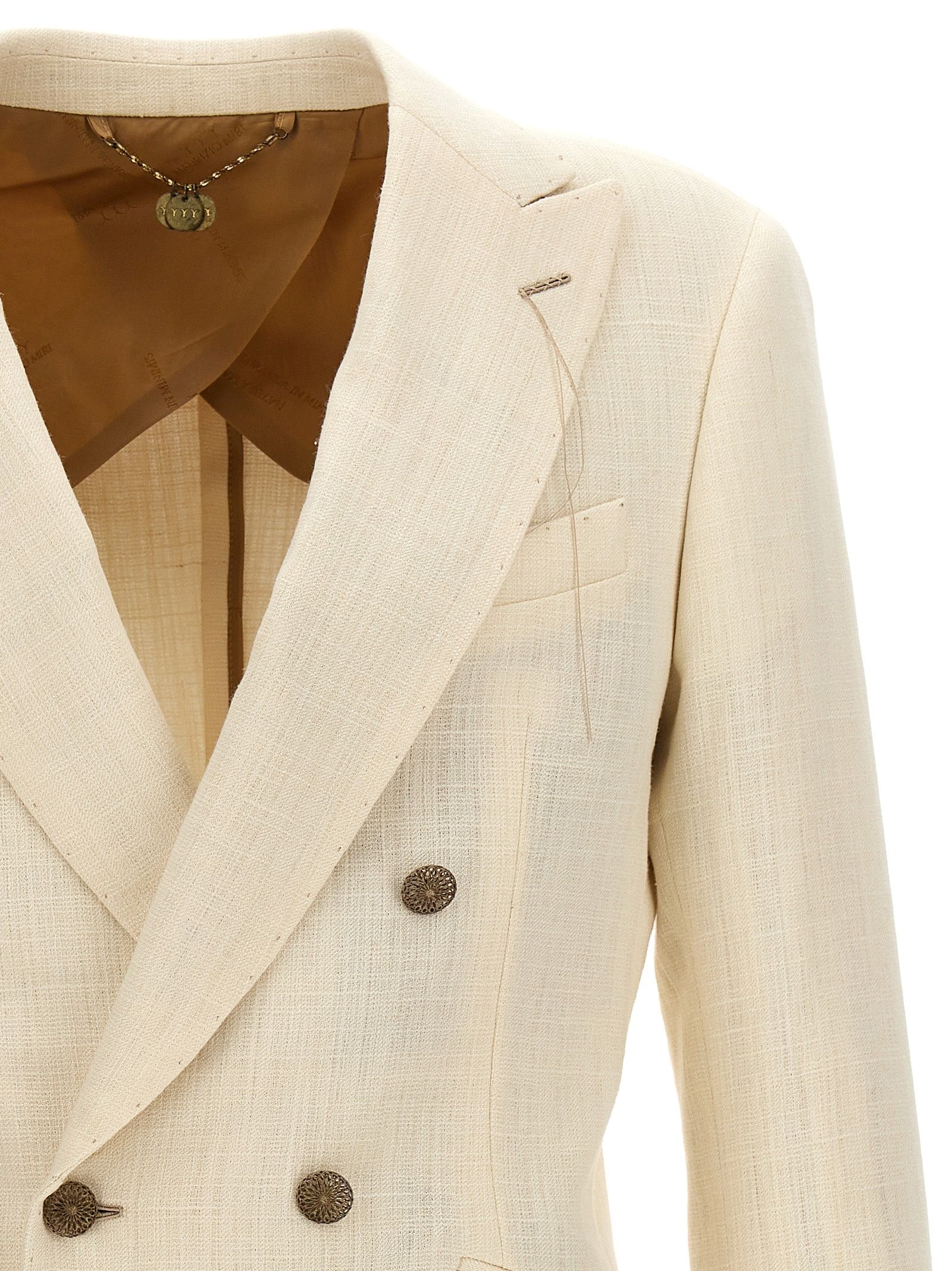 Silk Men's Blazer - MAURIZIO MIRI - Modalova