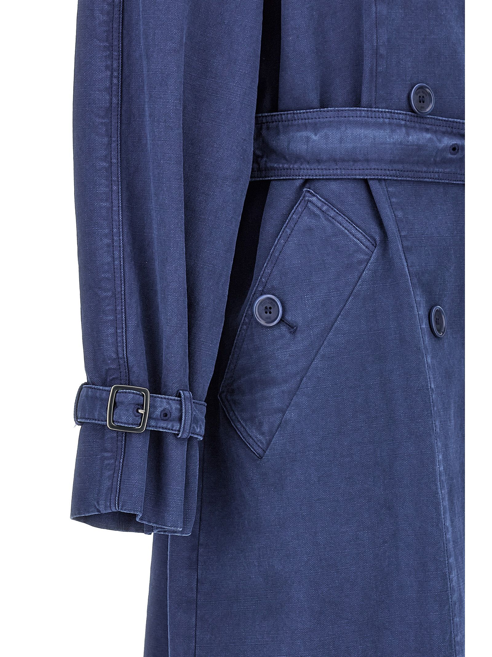 Max Mara Blue Cotton Women's Coat - Max Mara - Modalova
